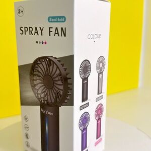 Hand-held Spray Fan - Black